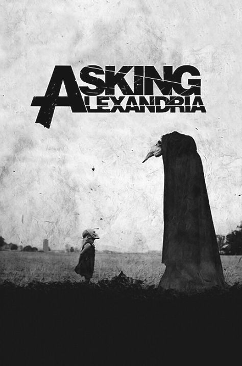 Asking Alexandria The Black, Black Poster, Band Wallpapers, Tshirt Design Inspiration, Black Tattoo, Artist Album, Album Cover Design, Bring Me The Horizon, Asking Alexandria