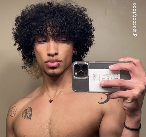 Curly Spiky Hair, 4b Haircut Men, 4c Haircut Men, Coily Mullet, Black Guy Hair, Black Men Long Curly Hair, Long Curly Hair Men Black, Traumatized Reaction Pic, Poc Hairstyles Male