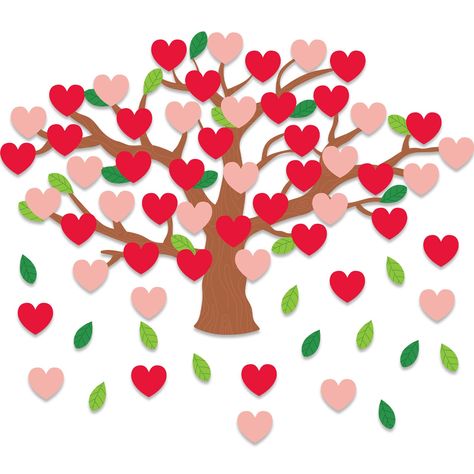 PRICES MAY VARY. Package quantity: you will receive 1 classroom tree bulletin board set, including 1 large tree bulletin board (consists of 4 parts, need to DIY), 40 pink and red hearts each; Two kinds of leaves, 20 each, along with140 glue point dots, easy to use; Each with sufficient quantity, making these cardboard suitable for decorating walls, bulletin boards, doors, desks, and more Distinctive design: our classroom tree bulletin board set is mainly composed of hearts of two types and red a Leaves Bulletin Board, Pink Classroom Decor, Tree Bulletin Board, Chalkboard Supplies, Pink Classroom, Bulletin Board Tree, Classroom Tree, School Supplies For Teachers, February Crafts