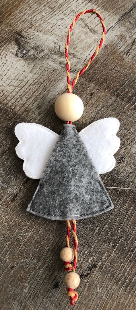 Angel Diy, Angel Guardian, Christmas Angel Crafts, Christmas Ornaments Patterns, Felt Angel, Fabric Christmas Ornaments Diy, Folded Fabric Ornaments, Christmas Ornaments Diy, Quilted Christmas Ornaments