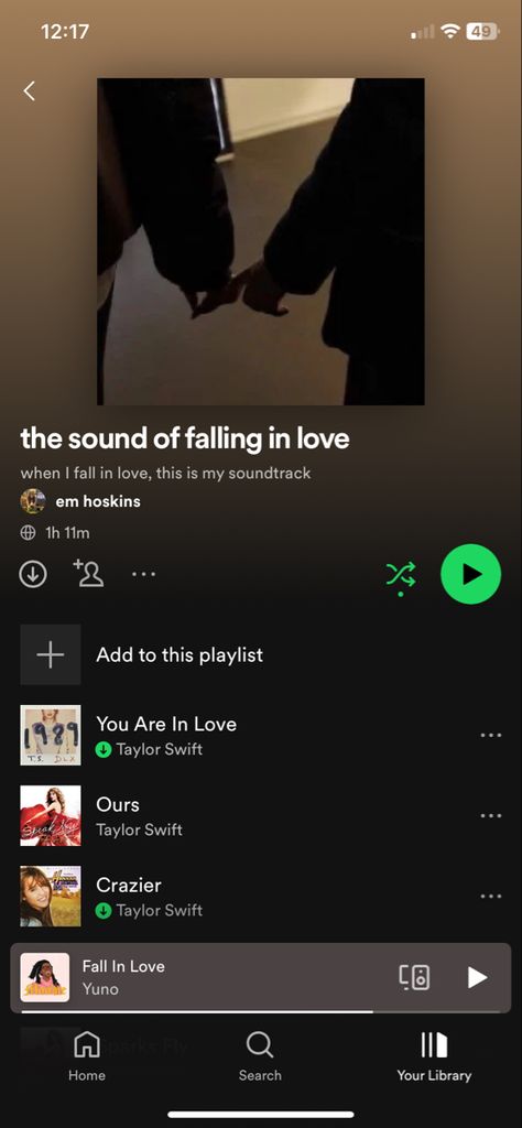 Playlist Name For Girlfriend, Couple Playlist Names, In Love Playlist, Taylor Swift Crazier, Names For Girlfriend, Playlist Name, Love Playlist, Music Suggestions, Ours Taylor Swift