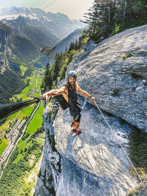 THE MURREN TO GIMMELWALD VIA FERRATA - Journey Era, hiking in switzerland,  nature, nature pics, #nature #naturepics #switzerland #mountains #hike Switzerland Hiking, Hiking Guide, Switzerland Travel, Best Hikes, Beautiful Places In The World, Camping And Hiking, Luxembourg, Travel Life, Most Beautiful Places