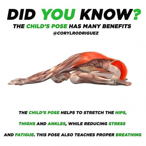 Childs Pose, Yoga Muscles, Benefits Of Stretching, Morning Stretch, Yoga Anatomy, Yoga Beginners, Yoga Moves, Yoga Exercises, Pose Yoga