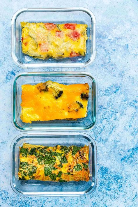 Roasted Vegetable Sheet Pan Omelette (3 ways!) - The Recipe Well Meal Prep Eggs, Vegetable Sheet Pan, Healthy Nuts, Omelette Recipe, Roasted Vegetable, Meal Prep Containers, White Cheddar, Broccoli Florets, Breakfast Brunch Recipes