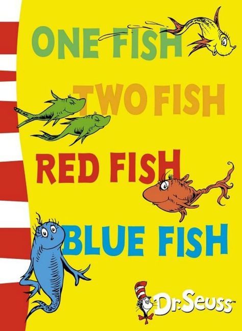 Dr. Seuss Activities to Go With Each of His Beloved Classics Dr. Seuss Book, Dr Seuss Activities, Writing Childrens Books, Dr Seuss Books, Dr. Seuss, Red Fish Blue Fish, One Fish Two Fish, Book Works, Beginner Books