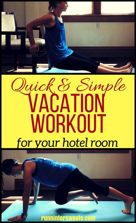 This full body vacation workout will help you stay in fit while you travel in less than 30 minutes. These exercises are perfect for any person hoping to incorporate some fitness into their vacation. These moves will sculpt your body and help you stay lean in your hotel room! #vacationworkout #travelworkout Vacation Workout, Burn Fat Build Muscle, Improve Flexibility, Travel Workout, Strength Workout, Fat Burning Workout, Stay In Shape, Weights Workout, Bodyweight Workout