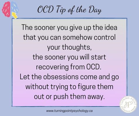 Positive Affirmation For Ocd, Ocd Tips And Tricks, Ocd Quotes, Ocd Thoughts, Ocd Therapy, Therapist Quotes, Mental Health Facts, Cognitive Behavior, Mental Health Resources