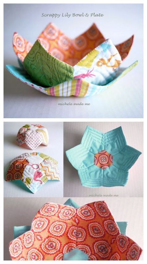 Quick Pot Holders, Free Bowl Cozie Pattern, Bowl Cozy Tutorial Sewing Patterns, Quilt Bowl Cozy, Small Bowl Cozy Pattern Free, Bowl Pot Holder Pattern, Bowl Cozy Pattern Free Sewing, Old T Shirt Sewing Projects, Scrap Sewing Patterns