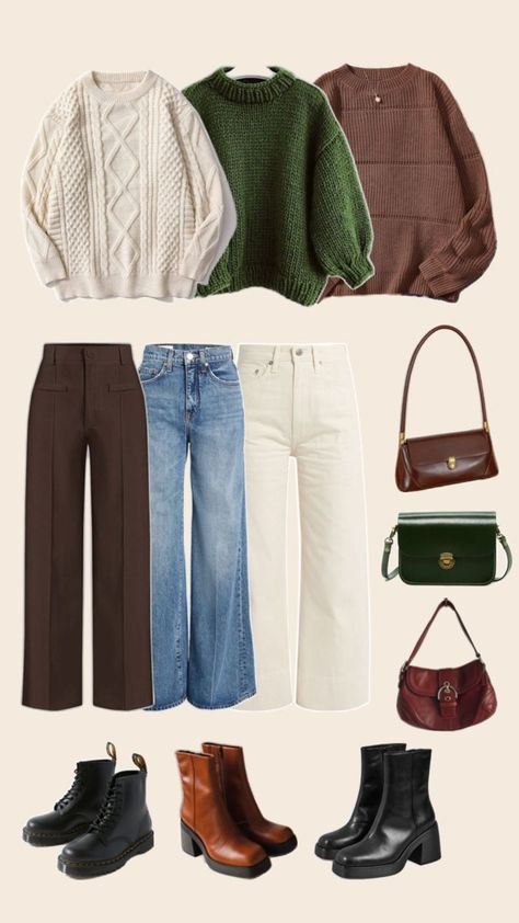 20 FALL OUTFITS TRENDY FOR OLDER WOMEN - valemoods Fall Outfit, Collage, White