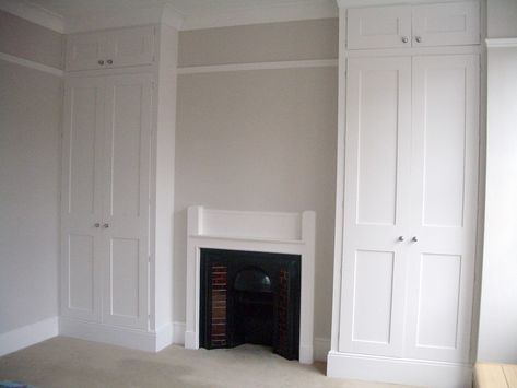 Getting your bespoke wardrobe for your home Unique custom-built wardrobes bespoke built in wardrobes Bedroom Alcove, Alcove Wardrobe, Fitted Wardrobes Bedroom, Alcove Cupboards, Bedroom Built In Wardrobe, Bedroom Cupboards, Victorian Bedroom, Built In Cupboards, Bedroom Fireplace