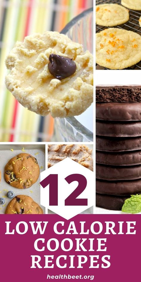 The best from around the internet, homemade recipes for low calorie cookies! Each cookie shows the calories, so you don't have to guess! #lowcalorie #healthycookies #healthytreats #healthybaking Low Calorie Cookie Recipes, Low Calorie Christmas, Pumpkin Healthy, Low Calorie Sweets, Recipes Low Calorie, Low Calorie Cookies, Low Fat Cookies, Low Calorie Baking, Diet Recipes Low Calorie