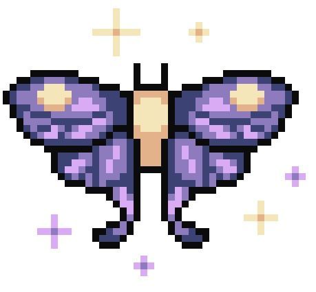 Cute Moth, Hand Knitting Diy, Piskel Art, Easy Perler Beads Ideas, Easy Pixel Art, Perler Bead Templates, Diy Perler Bead Crafts, Diy Perler Beads, Anime Pixel Art