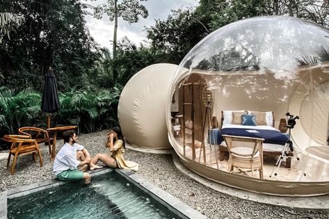 Bubble Hotel, Hotel Business, Outdoor Grill Station, Capsule Hotel, Bubble House, Hotel Concept, Boreal Forest, Luxury Tents, Surf Camp