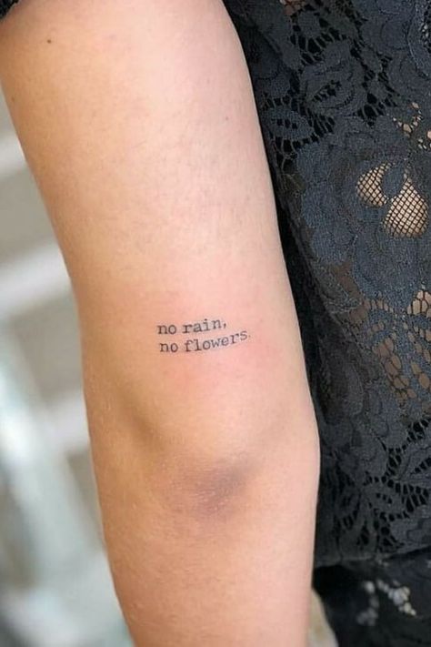 Stop Worrying Tattoo, Dont Worry Tattoos, Relax Tattoo, Tattoo Text, Mini Tats, No Rain, Small Tattoo, I Tattoo, Small Tattoos