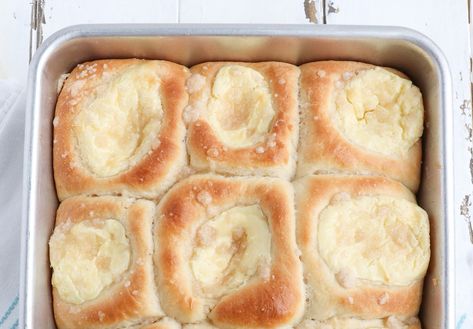 Authentic Texas Czech Cream Cheese Kolache Recipe! #kolaches #kolache Cheese Kolache Recipe, Cream Cheese Kolache Recipe, Sweet Yeast Dough, Kolache Recipe, Sugar Dough, Yeast Dough, Cream Cheese Eggs, Yeast Rolls, Czech Recipes