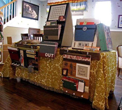 Creating a Craft Fair Display from Scratch | destashio Gutter Screens, Wooden Sliding Doors, Habitat For Humanity Restore, Chandelier Chain, Tie Organization, Fair Display, Sliding Door Track, Art Retreats, Craft Fair Displays