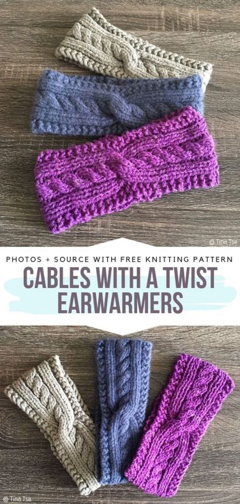 Earwarmer Knitting Patterns, Knitted Headband Free Pattern, Knitted Headbands, Knit Headbands, Cable Knit Headband, Knit Headband Pattern, Knitted Headband, Knitting Blogs, Knit Headband