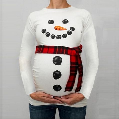 SySea - Women's Fashion Christmas Funny Snowman Print Pregnant Maternity T Shirts - Walmart.com - Walmart.com Maternity T Shirts, Christmas Maternity Shirt, Clothes For Pregnant, Funny Snowman, Pregnancy Clothes, Clothes For Pregnant Women, Formal Dresses With Sleeves, Cute Maternity Outfits, Fashion Christmas