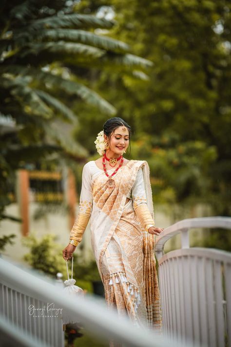 Assamese Wedding Dress, Assamese Wedding, Bridal Look, Desi Fashion, Bridal Looks, Bridal Collection, Desi, Wedding Ideas, Saree