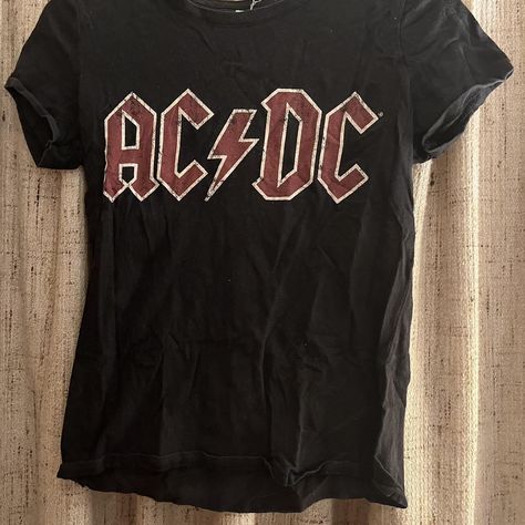 AC/DC black and red t shirt #acdc - Depop Lana Del Rey Shirt, Acdc Shirt, Shirt Prints, Red T, Red T Shirt, Band Shirts, Red Tshirt, Ac Dc, Tshirt Print