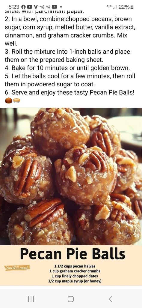 Condensed Milk Pecan Balls, Pecan Pie Balls Recipe Simple, Pecan Balls Recipe, Wife Recipes, Pie Balls, Pecan Pie Balls, Pecan Balls, Pumpkin Bundt, Pumpkin Bundt Cake