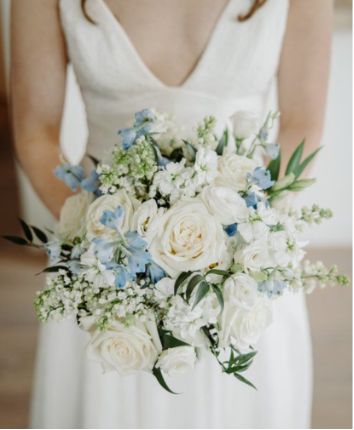 Flower Table Centerpieces, Bridesmaids Bouqet, Soiree Wedding, 2026 Wedding, Light Blue Bridesmaid, Blue Wedding Bouquet, Flower Table, Bachelorette Ideas, Blue Themed Wedding