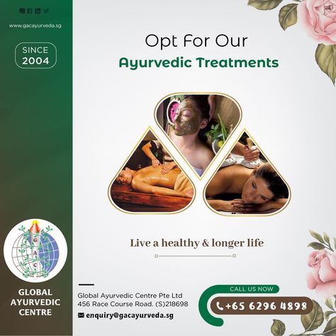 Do you want to lead a healthy life?. If yes, then Global Ayurvedic Centre is the best place to get started. We provide a wide range of authentic ayurvedic treatments for treating different ailments that affect your health. Book an appointment with our doctors to know more about your health, body type, and the right treatments. Ayurveda Creative Ads, Ayurveda Poster, Ayurvedic Clinic, Ayurvedic Therapy, Ayurvedic Massage, Health Book, Ayurvedic Doctor, Hair Therapy, Photoshop Tutorial Design