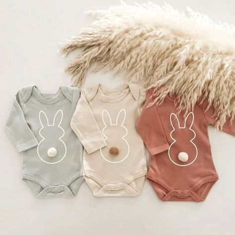 Spring Onesies, Cricut Onesie Ideas, Onesie Station, Easter Onesie, Newborn Shirts, Bunny Onesie, Twin Baby Gifts, February Baby, Baby Easter Outfit