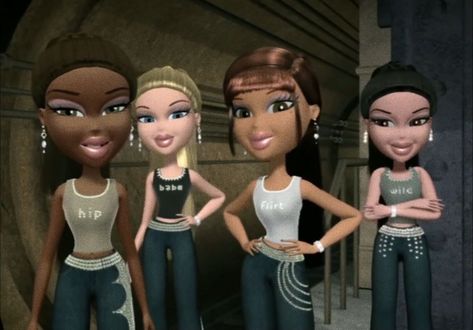 Bratz Diamondz Movie, Bratz Forever Diamonds Movie, Bratz Diamond, Bratz Movie Cartoon, Iconic Groups Of 4, Bratz Forever Diamonds, Bratz Babies, Bratz Tv Show, Bratz Magazine