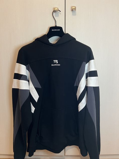 Balenciaga Rare hoodie tracksuit 3b balenciaga demna stripes sport | Grailed Balenciaga Demna, Hoodie Tracksuit, Balenciaga Mens, Men's Tops, Oversized Tshirt, Adidas Jacket, Balenciaga, Athletic Jacket, Stripes