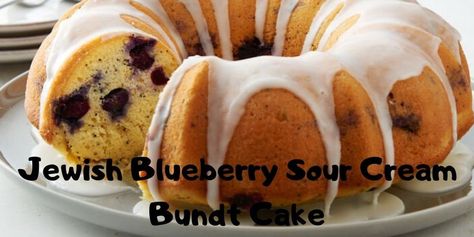 Jewish Blueberry Sour Cream Bundt Cake - My Recipe Magic #sweets #dessertfoodrecipes #dessert Bundt Cake Mix Recipes, Blueberry Bunt Cake, Bundt Cake Mix, Poppy Seed Bundt Cake, Lemon Blueberry Pound Cake, Betty Crocker Cake Mix, Blueberry Pound Cake, Betty Crocker Cake, Citrus Cake