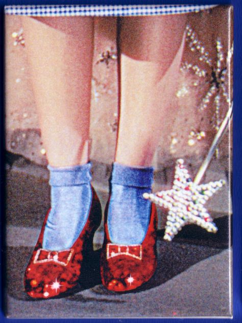 THE most famous pair of red shoes Wizard Of Oz 1939, Ruby Red Slippers, Famous Movie Scenes, Follow The Yellow Brick Road, Dorothy Gale, Wonderful Wizard Of Oz, Red Slippers, The Yellow Brick Road, I Love Cinema