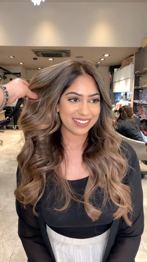 Arab Balayage, Warm Tone Balayage, Warm Tone Hair Color, Black Hair Balayage, Brown Hair Looks, 2023 Hair, Brunette Balayage, Brunette Balayage Hair, Hair 2024