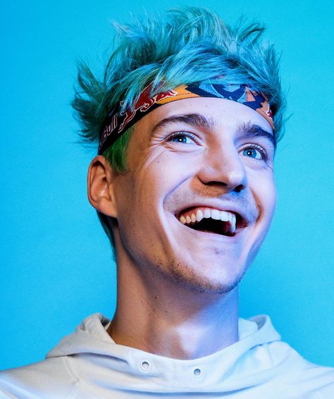 may not work dont worrie Tyler Blevins, Playing Fortnite, Blue Hair, Fortnite, Hair, Blue