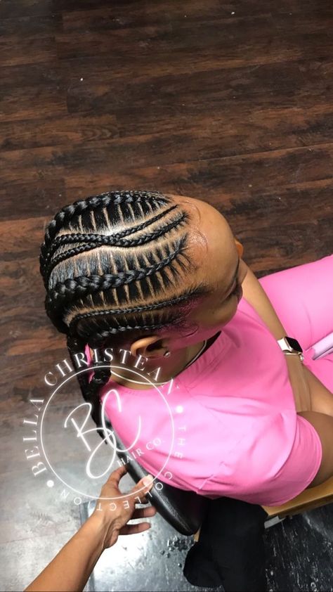 Feed In Braids, Kid Braid Styles, Feed In Braids Hairstyles, African Hair Braiding Styles, Afrikaanse Mode, Braided Cornrow Hairstyles, Braids Hairstyles Pictures, Feed In Braid, Hair Twist Styles