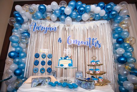 Aaryan’s Half Birthday Celebration Decor Half Birthday Decoration, 6 Month Birthday, Celebration Decor, Half Birthday, Birthday Decoration, Follow Us On Instagram, Photoshoot Ideas, Hanukkah Wreath, Birthday Celebration