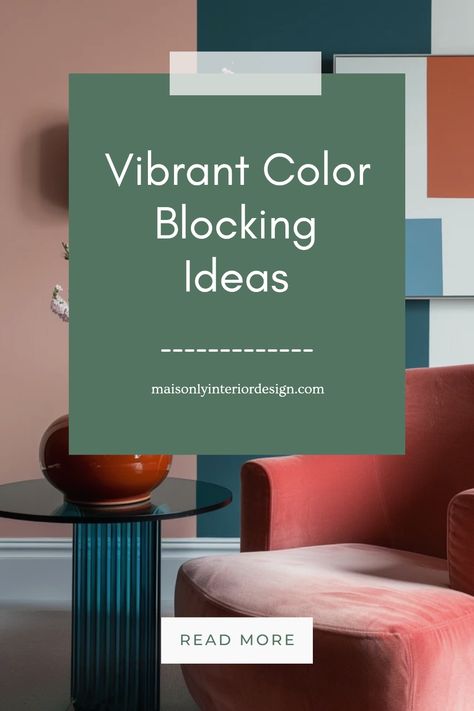 Brighten your home with color blocking paint ideas that can turn any dull room into a fresh and lively space. Whether you're looking to enhance your living room or give your bedroom a fresh feel, these painting techniques add depth and character. Choose bold colors that contrast beautifully or subtle shades that enhance the room's essence. Explore ways to paint geometrical shapes, stripes, or even accents to create personalized wall art. Perfect for DIY projects, revisit your space with color that speaks to you. Paint To Separate Spaces, Accent Wall Color Block, Colorblock Living Room, Color Blocking Wall Paint, Block Painting Walls, Paint Color Blocking, Geometric Accent Wall Ideas, Fun Living Room Colors, Color Blocking Bedroom