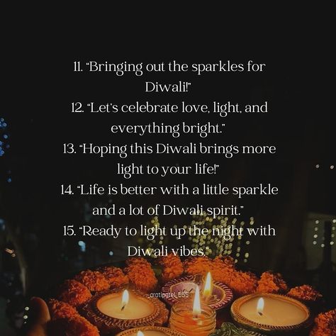 Unique caption ideas for ” 🪔 DIWALI 🪔 “ Part -2 . . . . . [caption for diwali , diwali ,unique ideas] #diwali #diwaliideas #caption #festival #dipawali #postoftheday #instagram #india #indianfestival . . . . . [caption for diwali , diwali ,unique ideas] #diwali #diwaliideas #caption #festival #dipawali #postoftheday #instagram #india #indianfestival Caption For Diwali, Unique Captions, Caption Ideas, Indian Festivals, Lets Celebrate, Unique Ideas, Diwali, Life Is Good, Festival