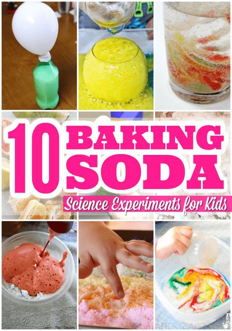 Forget the simple baking soda and vinegar reactions, these 10 baking soda science experiments are SO much cooler! Experiments To Do At Home, Baking Soda Experiments, Kids Experiments, Baking Soda Science, Science Experiments Kids Preschool, Simple Baking, Baking Soda And Vinegar, Science Camp, Science Experiments For Kids