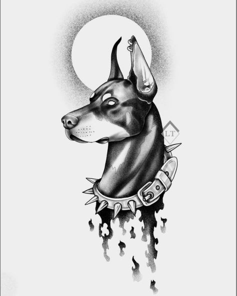 Chest Tattoo Birds, Pop Culture Tattoos, Doberman Tattoo, Dog Doberman, Culture Tattoos, Armband Tattoo Design, Forarm Tattoos, Sketch Tattoo Design, Tattoo Project