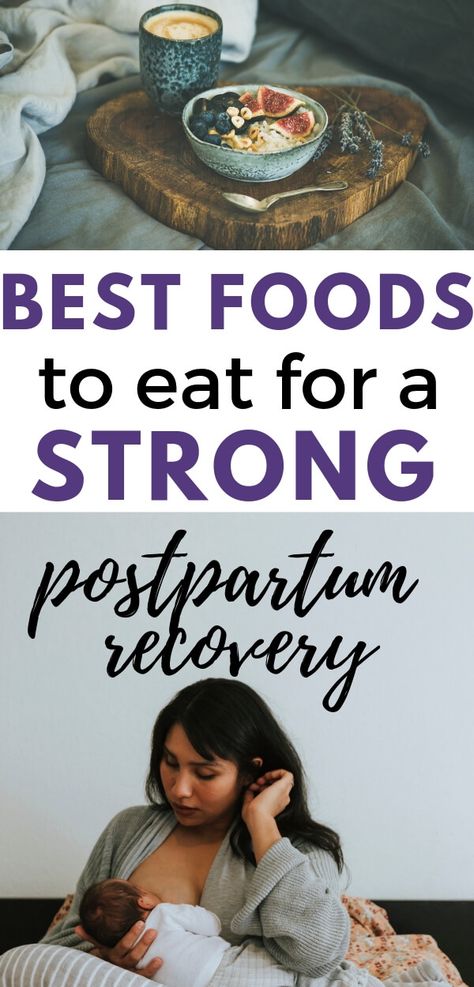 Postpartum Tips, Postpartum Diet, Healthy Milk, Recovery Food, Newborn Hacks, Power Foods, After Birth, Take Care Of Your Body, Baby Eating