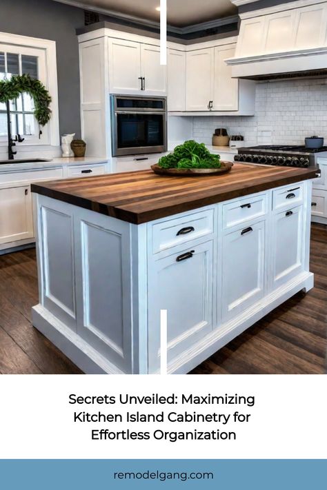 Unlock the secrets to kitchen island cabinetry that seamlessly blends organization with style! Discover 10 captivating cabinet styles designed to elevate your culinary space. From sleek modern to rustic charm, elevate your kitchen's functionality and aesthetics with these expert tips and design inspiration. Kitchen Island With Base Cabinets, Kitchen Island Using Stock Cabinets, Kitchen Islands With Storage, Smart Kitchen Island, Kitchen Island Cabinet, Island Drawers, Island Cabinet, Island Cabinets, Cabinet Storage Solutions