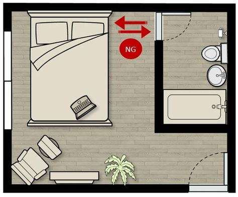 Bed Positioning In Bedroom, Bed Placement Feng Shui, Bed Feng Shui, Feng Shui Bed Placement, Feng Shui Bed, Feng Shui Bedroom Layout, Bedroom Feng Shui, Feng Shui Bedroom Tips, Feng Shui Bathroom