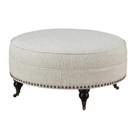 French Country Bedrooms, Pebble Grey, Country Bedroom, Coastal Furniture, Round Ottoman, Furniture Deals, Shabby Chic Furniture, Nailhead Trim, Chic Furniture