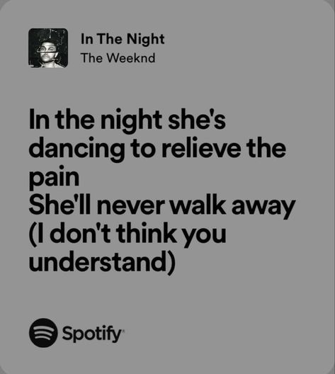 The Weeknd - In The Night