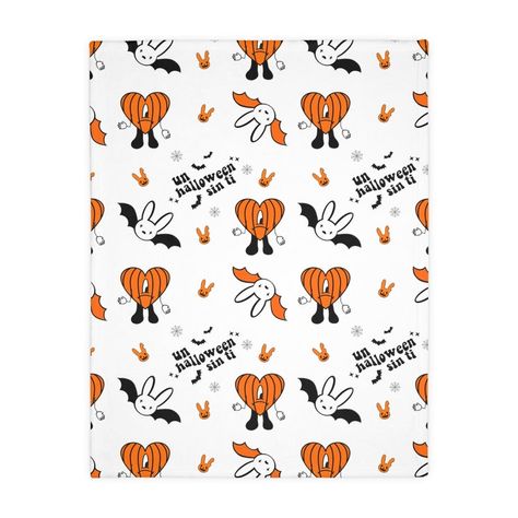 Bad Bunny Benito Spooky Season Un Halloween Sin Ti Throw - Etsy Bad Bunny Halloween, Halloween Throw Blanket, Bunny Halloween, Bad Bunny, Saint Louis, Spooky Season, Marketing And Advertising, Picnic Blanket, Blankets & Throws