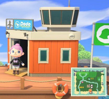 ACNH | Airport - Colors & How to Get | Animal Crossing - GameWith Acnh Airport, Acnh Orange, Acnh Guide, Make A Snowman, Island Tour, Free Summer, Some Cards, Send Gift, Colour List