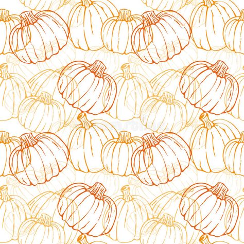 Pumpkin Background, Fancy Writing, Pumpkin Vector, Wallpaper Illustration, Pumpkin Pillows, Thanksgiving Design, Halloween Tags, Fall Prints, Pumpkin Pattern