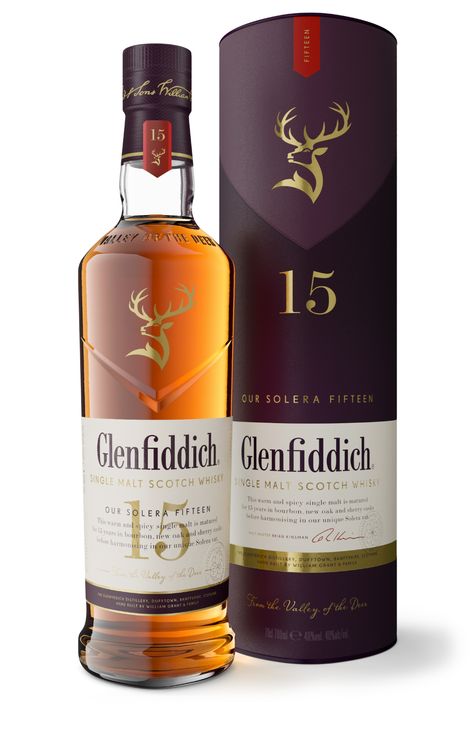 Here Design Captures Glenfiddich’s Maverick Spirit With Bottle Redesign | Dieline Glenfiddich Whisky, Refreshing Drinks Recipes, Design Building, Whisky Bottle, Creative Package, Scotch Whiskey, Single Malt Whisky, Malt Whisky, Wine Labels