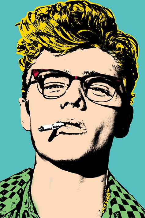 James Dean - Andy Warhol Diseño gráfico, Ilustración Art Background Ideas, James Rosenquist, Andy Warhol Pop Art, Pop Art Background, Andy Warhol Art, Warhol Art, Robert Rauschenberg, Jasper Johns, Roy Lichtenstein